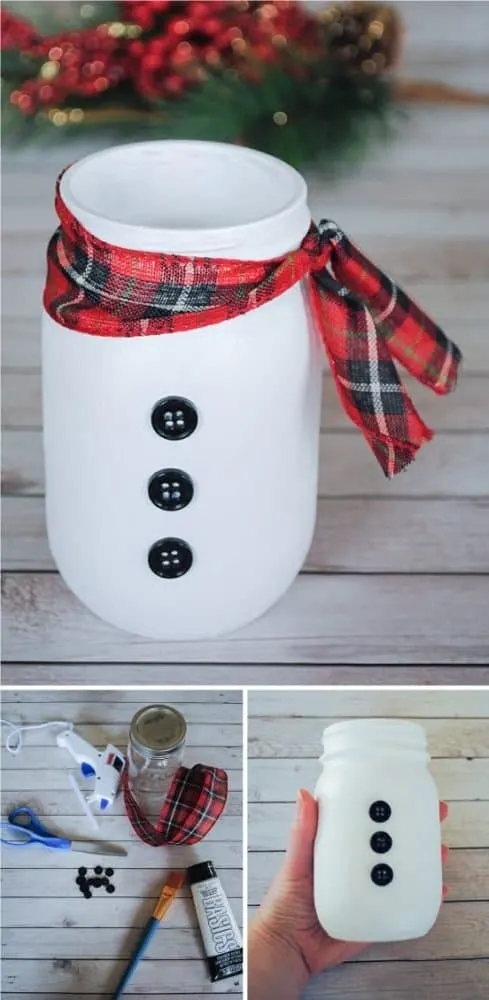 DIY Snowman Kit: Cute and Easy Snowman Pieces Gift FREE PRINTABLE 2018 