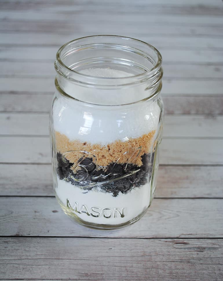 cookie mix in a jar