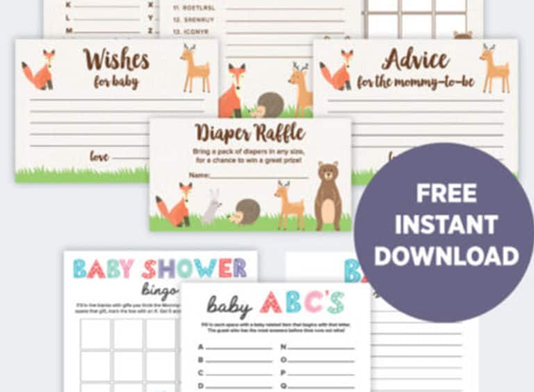 Free Printable Baby Shower Games - Volume 2