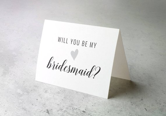 free printable will you be my bridesmaid cards