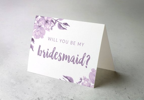 bridesmaid cards