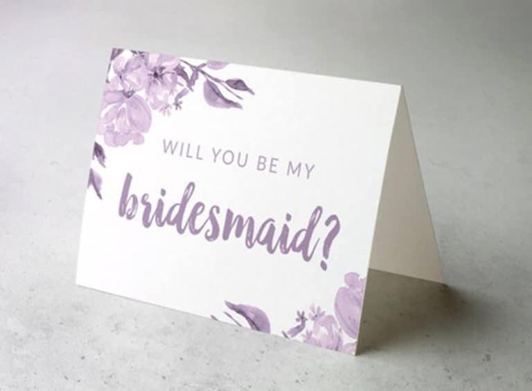 Free Printable Will You Be My Bridesmaid Cards