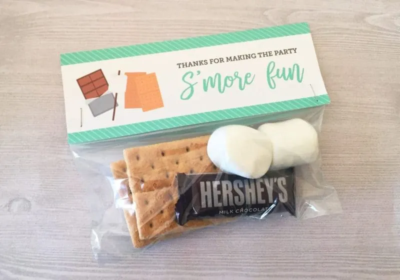 s'mores bag topper