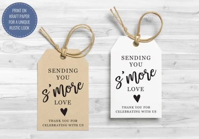 s'mores tags