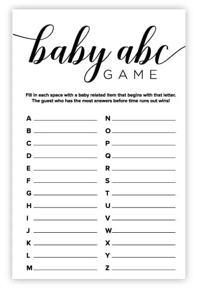 Baby Shower Game, Find the Guest Baby Shower Game, Instant Download, Baby  Shower Games, Printable Game, Baby Shower Activity, Gender Neutral 