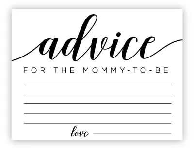 printable advice cards