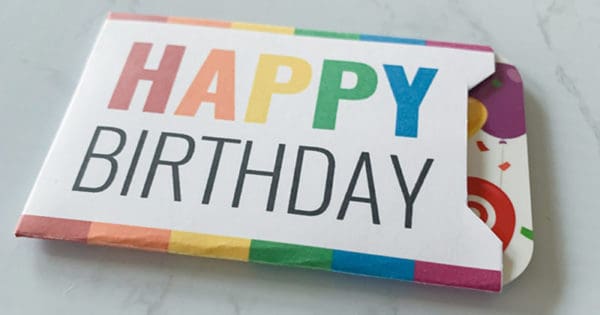 Free Printable Gift Card Holder | Happy Birthday | Instant Download
