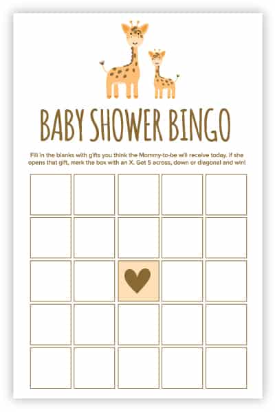 free printable bingo