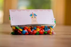 Free Printable Unicorn Bag Toppers - Unicorn Themed Party Favors
