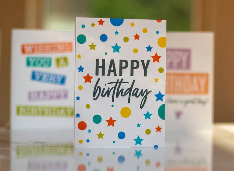 Printable Birthday Card - 3 Versions!