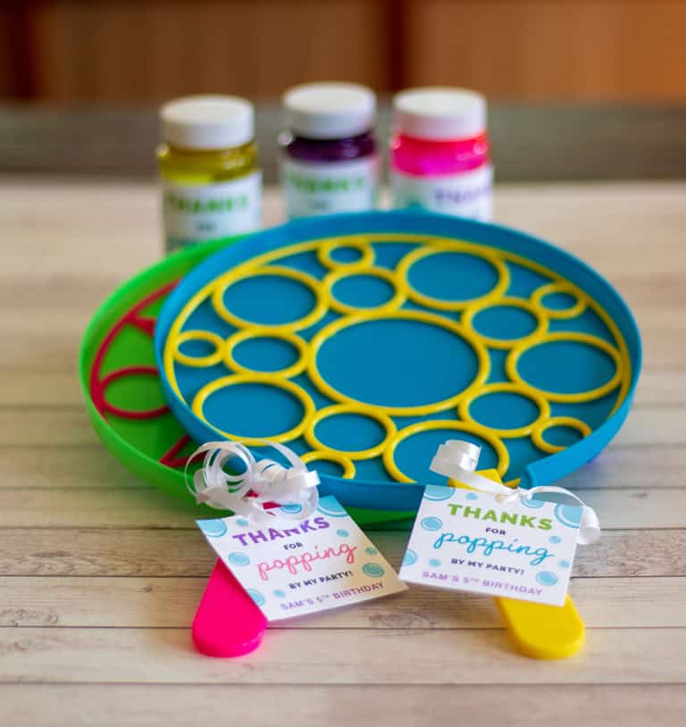 Bubble Party Favors Free Printable Bubble Labels
