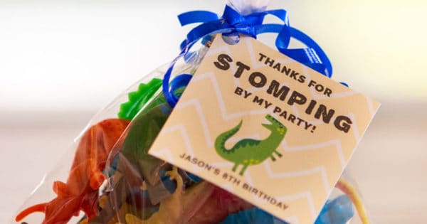 Dinosaur Party Printables | Free Printable Thank You Tags