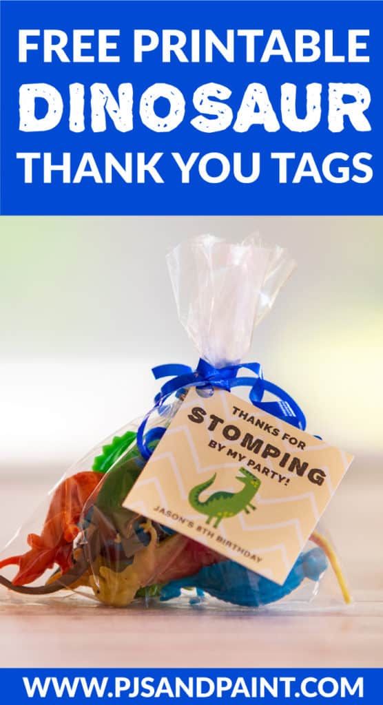 Dinosaur Party Printables | Free Printable Thank You Tags