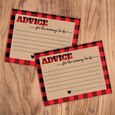 Free Plaid Baby Shower Printables | Baby Shower Games