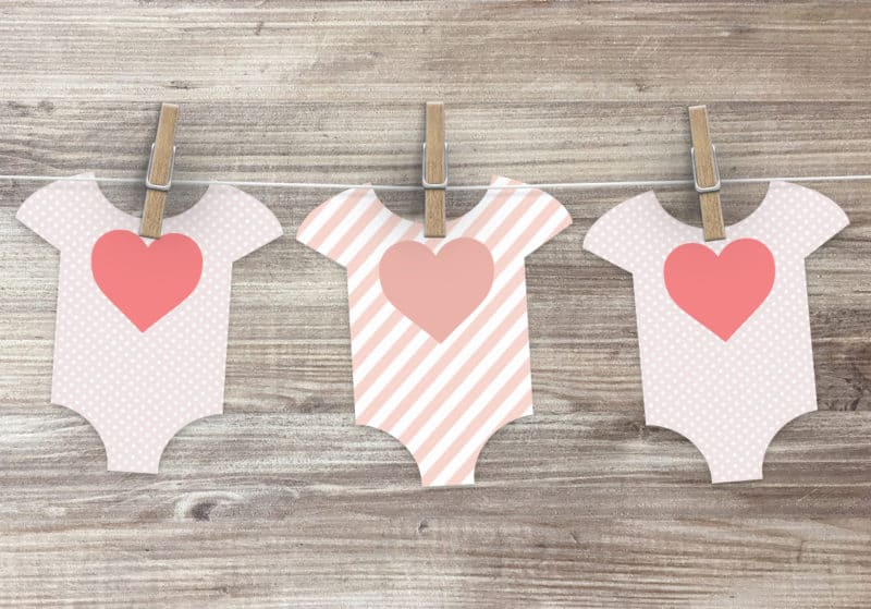 Baby Shower Onesie Decorations