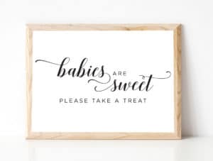 Baby Shower Signs | Free Printables Instant Download