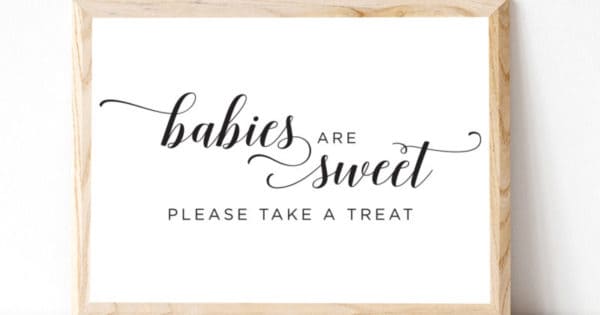 Baby Shower Signs | Free Printables Instant Download