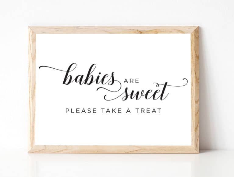 Baby Shower Signs | Free Printables