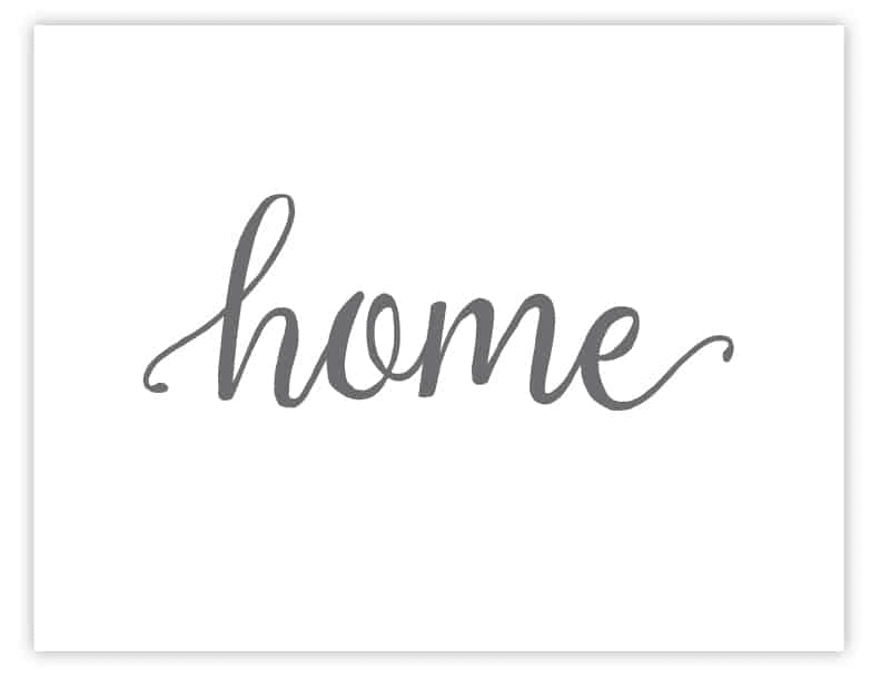 home sign