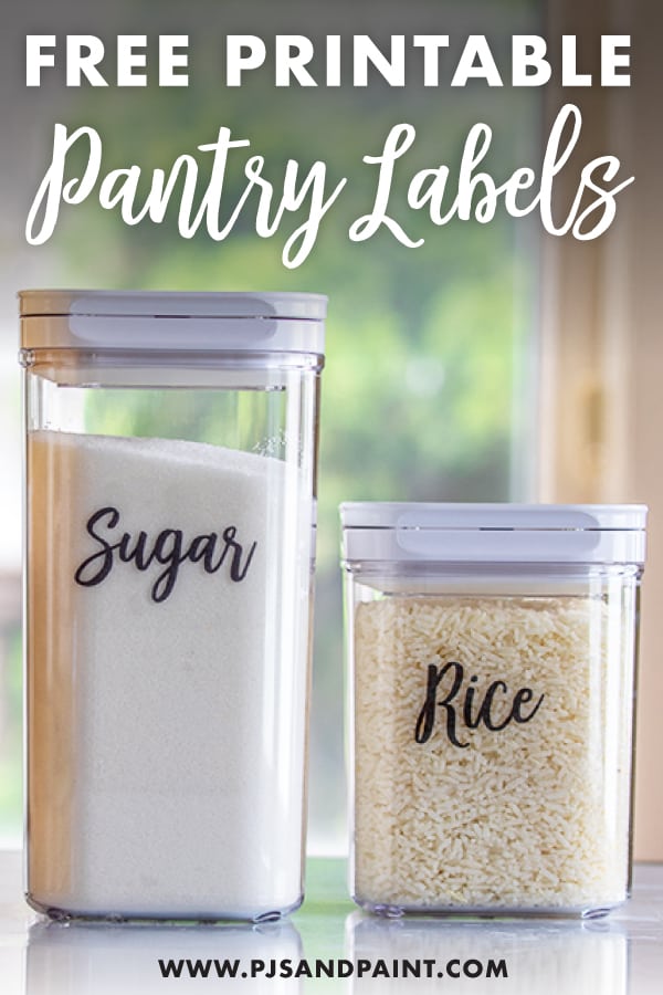 Free Printable Pantry Labels Labels For Food Storage Containers