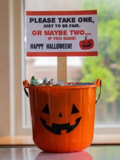 please take one sign