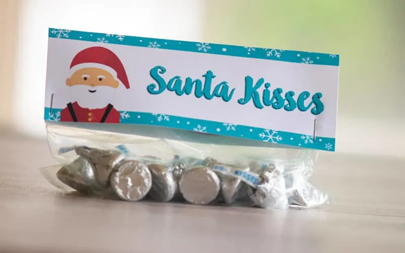 santa kisses