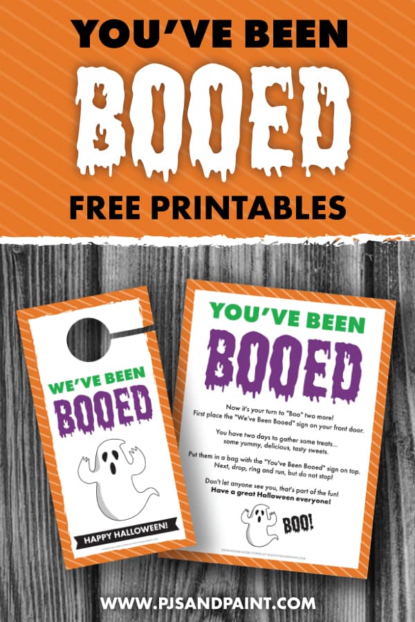 you've been booed free printables