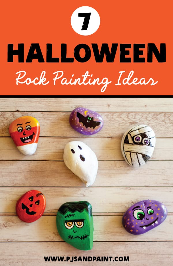 7 halloween rock painting ideas pinterest