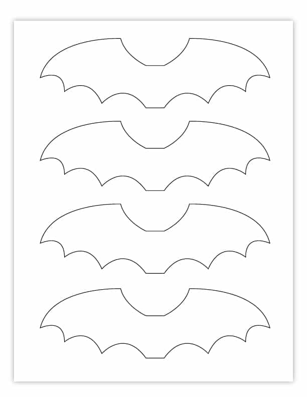 Bat Wings Template Printable - Printable World Holiday