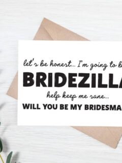 bridezilla proposal card