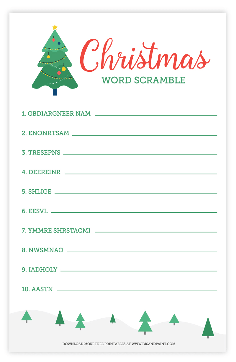 Free printable Christmas word mining Game  Christmas games, Printable  christmas games, Free christmas printables