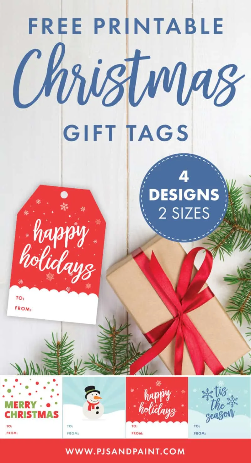 free printable christmas gift tags pinterest