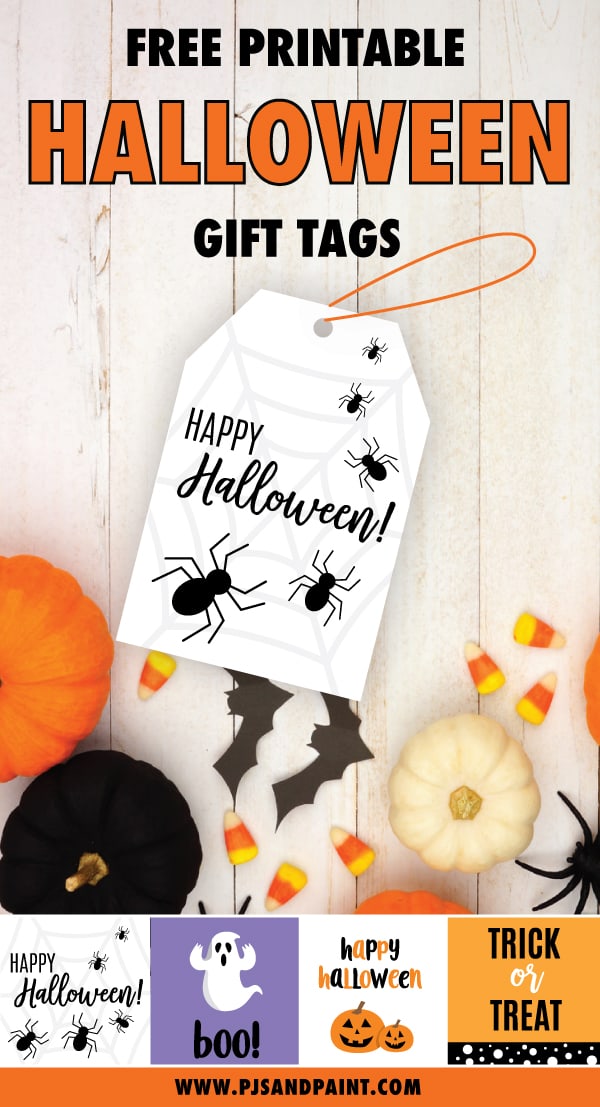 Free Printable Halloween Gift Tags Happy Halloween Gift Tags