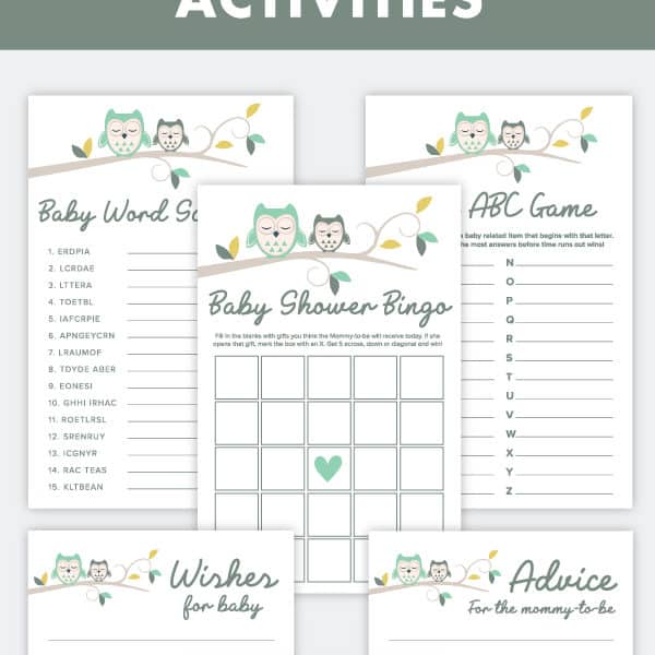 Baby Shower - Pjs and Paint