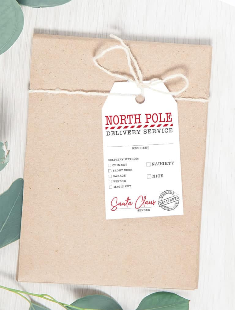 Free Printable Santa Gift Tags