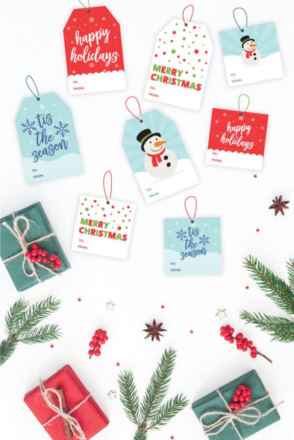 Free Printable Christmas Gift Tags | Holiday Gift Tags