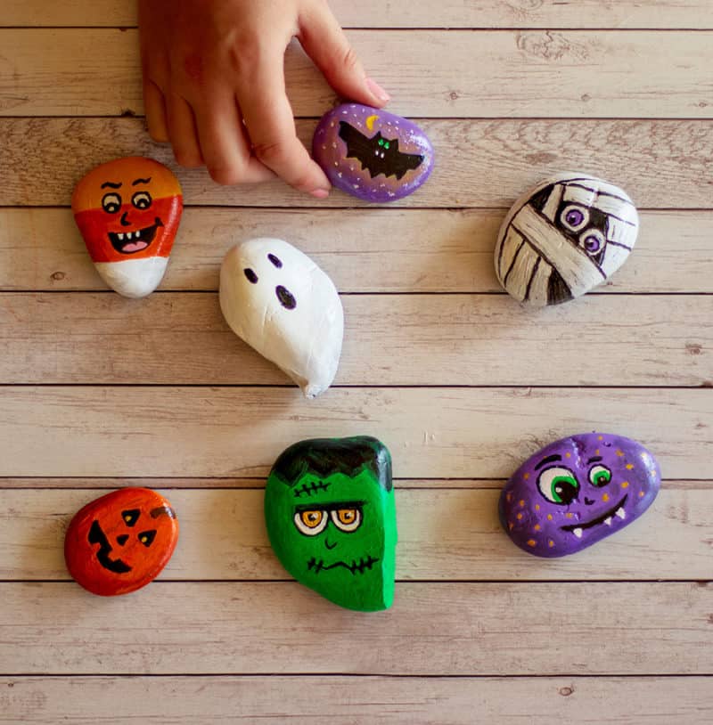 7 Halloween Rock Painting Ideas Easy Halloween Crafts for Kids