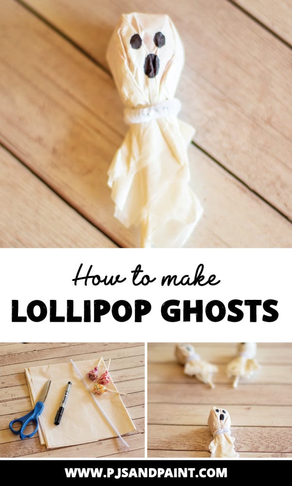 how to make lollipop ghosts pinterest