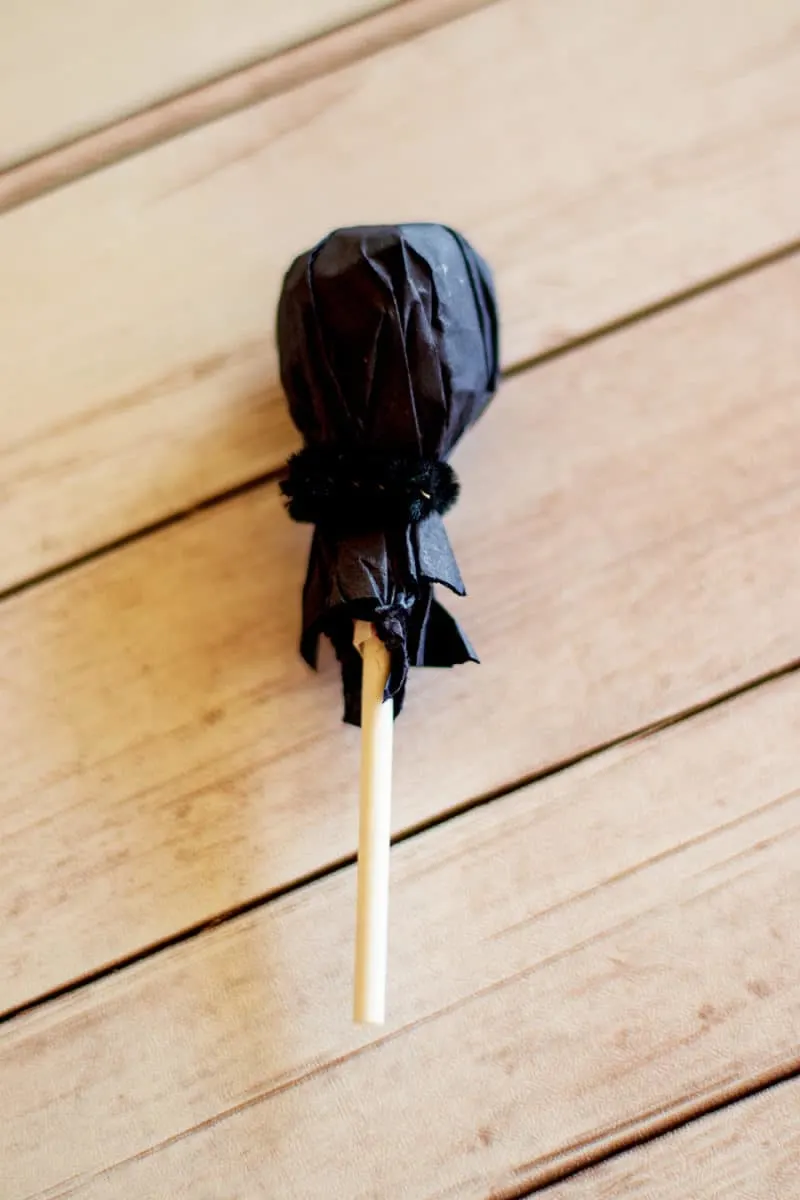 lollipop bat craft