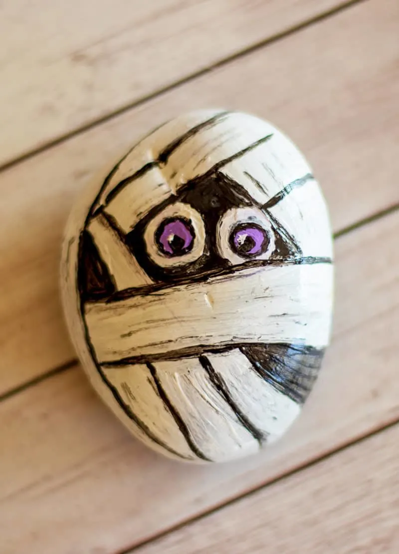 Halloween Rock Painting for Kids using Physics and Forces!