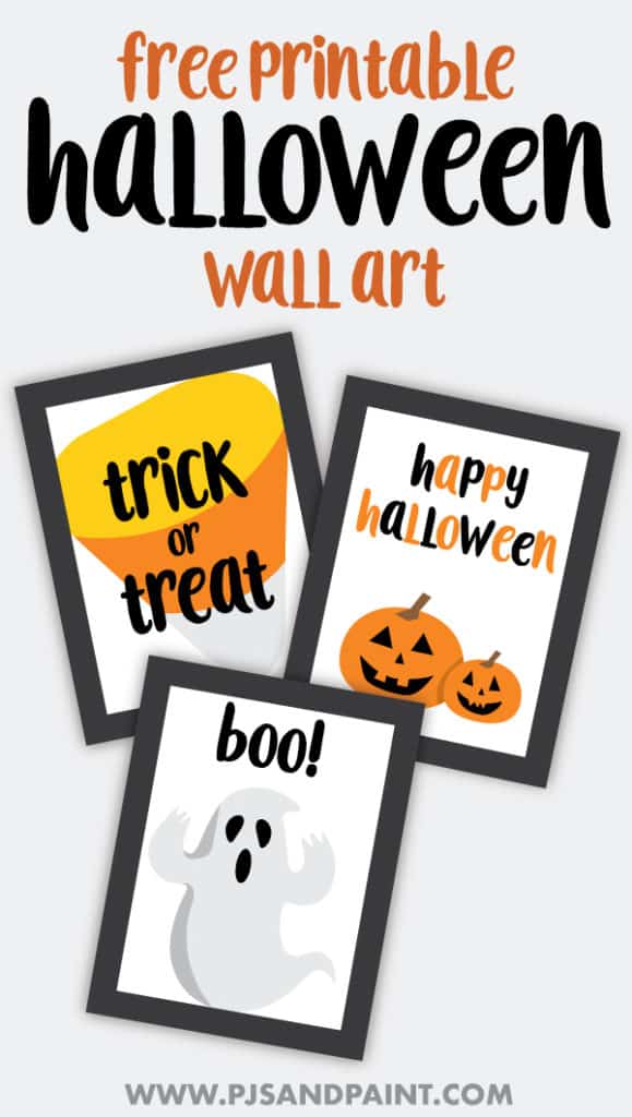 Free Printable Halloween Wall Art | DIY Halloween Decor
