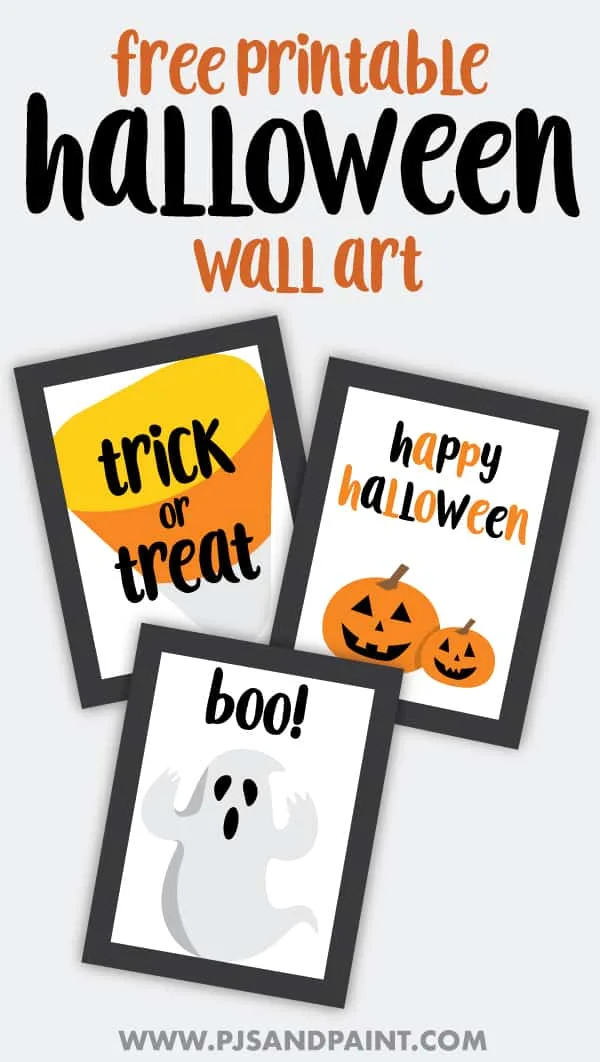 Free Printable Halloween Wall Art | DIY Halloween Decor