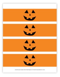 Halloween Water Bottle Labels | Instant Downlod, Free Printable