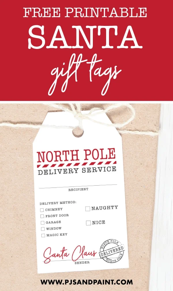 Special Delivery from Santa Claus - Personalized Gift Tags