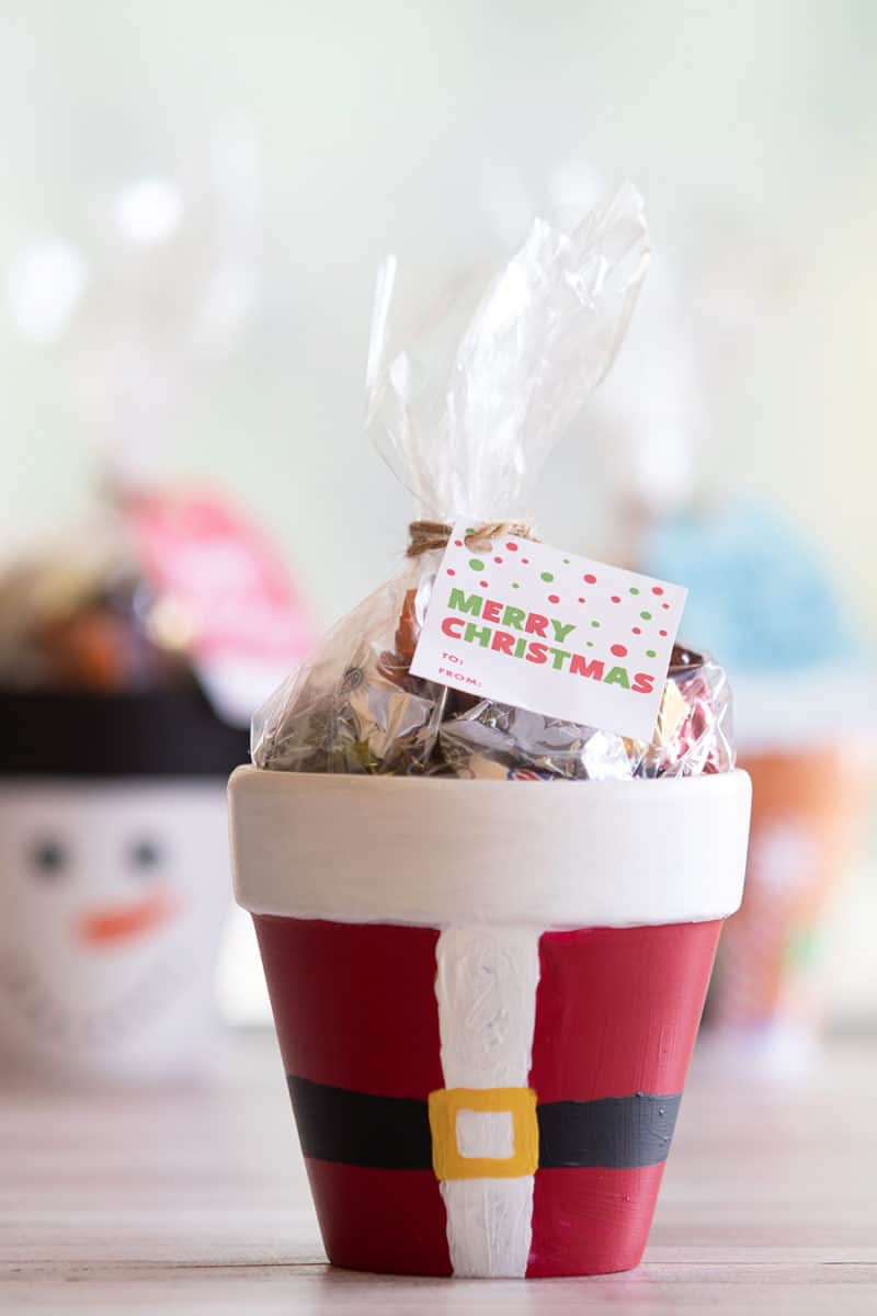 Terra Cotta Pot Christmas Crafts | Santa, Snowman, Gingerbread House