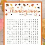 free printable word search