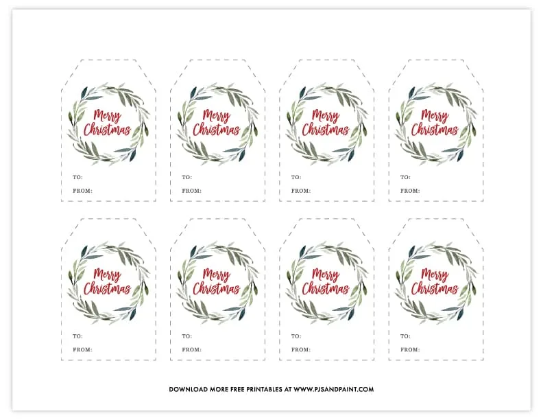 printable kids christmas tags