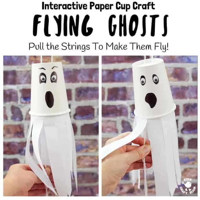 Puffy Ghost Craft {with Free Ghost Template} - Thriving Home