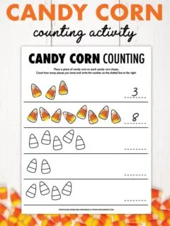 candy corn counting pinterest
