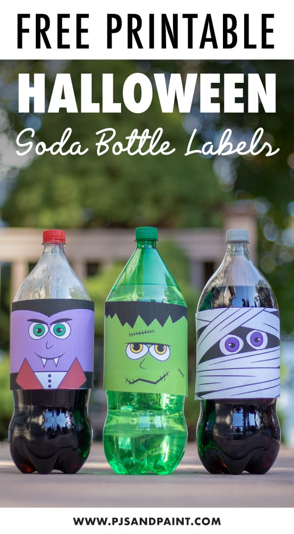 free printable halloween soda bottle labels 2 liter bottles